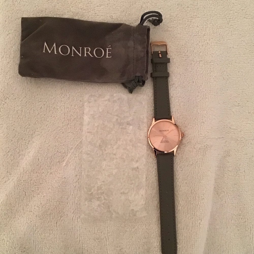 Women's Rose Gold and Black Watch